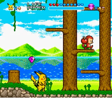 Picachu (World) (Unl) (Pirate) screen shot game playing